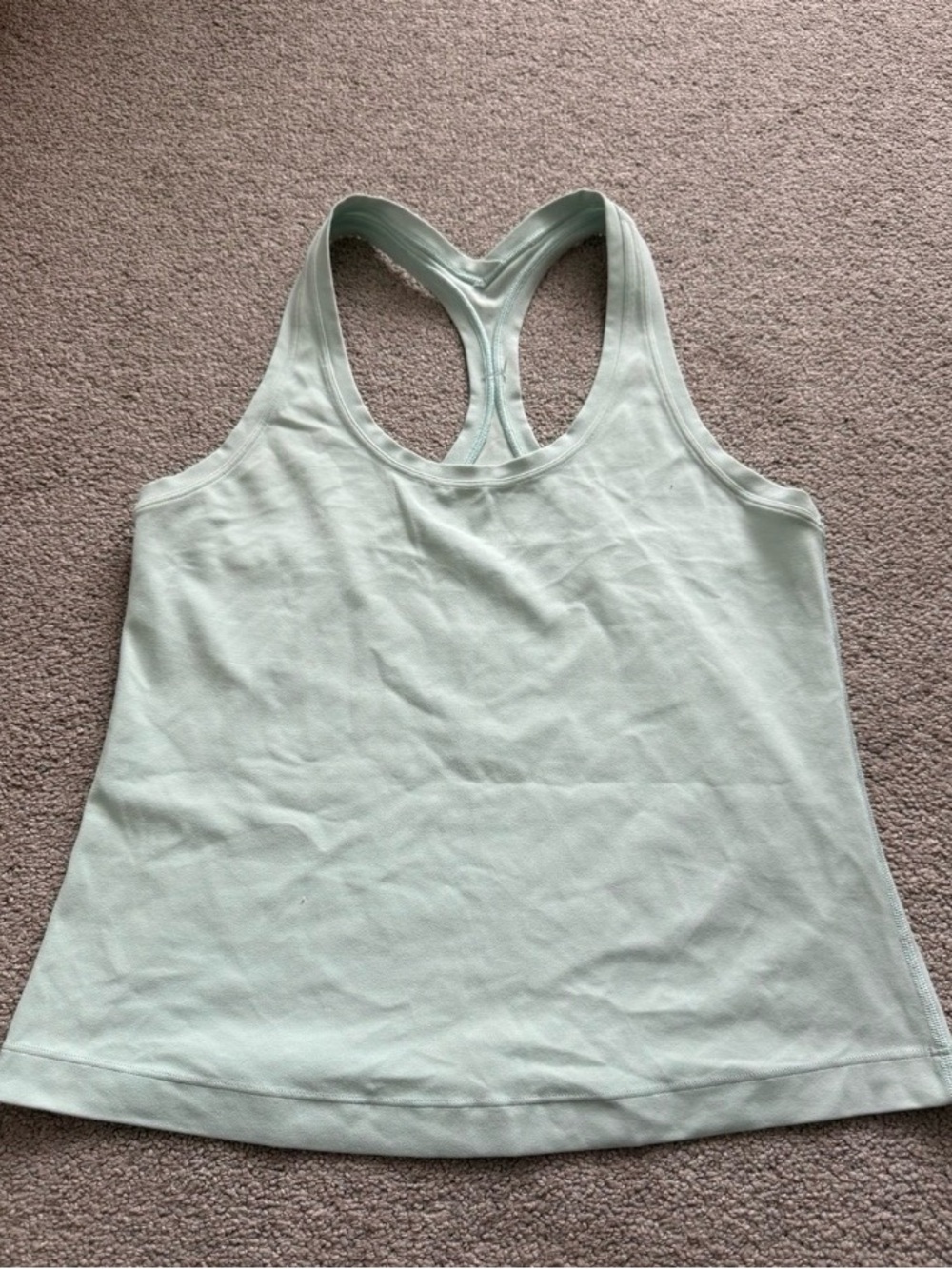 Light Mint Racerback Tank Top - Women